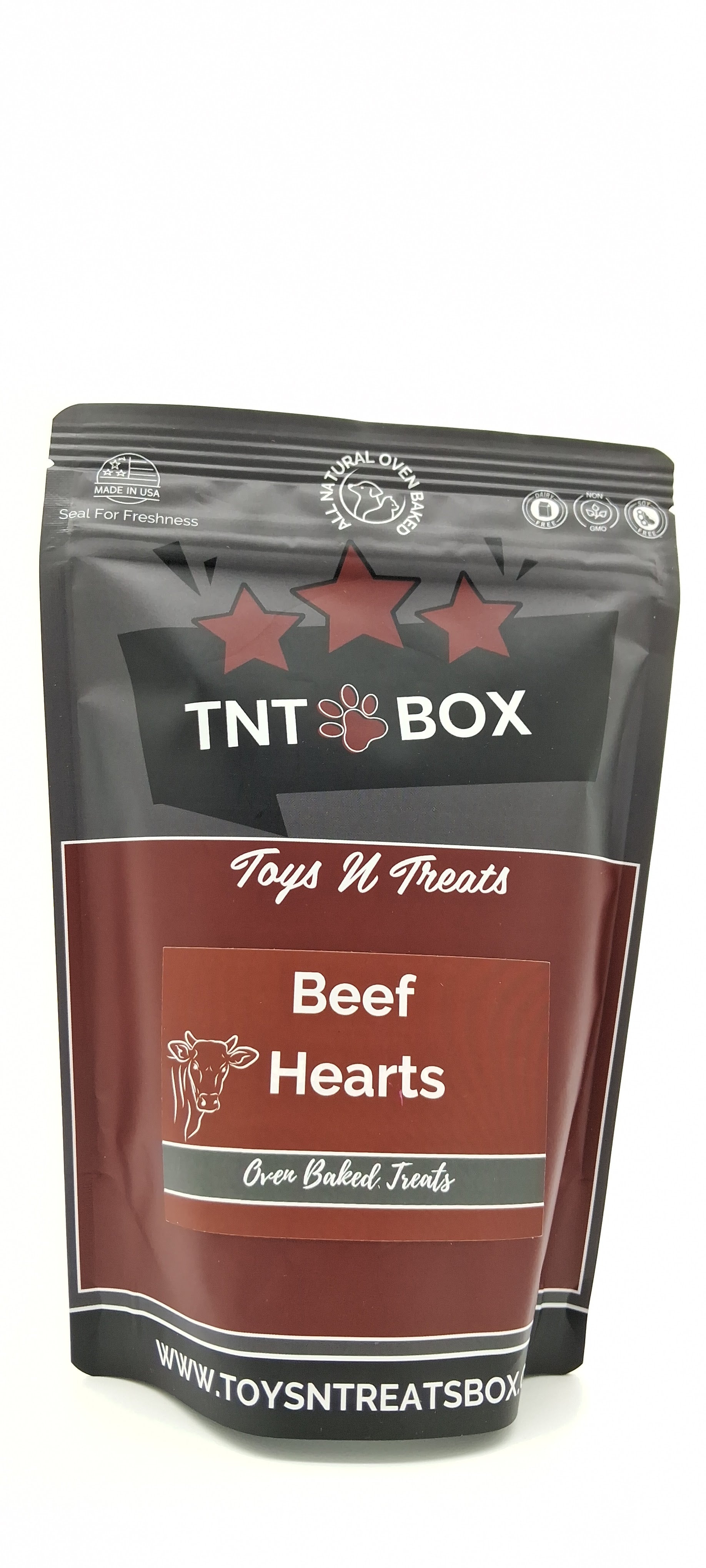 Digestive Health Beef Heart Dog Treats - All Natural Oven Baked-1
